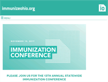 Tablet Screenshot of immunizeohio.org